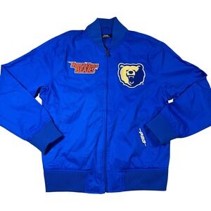 Pro Standard Morgan State Bears Bomber Jacket Mens Large Blue Full Zip NEW